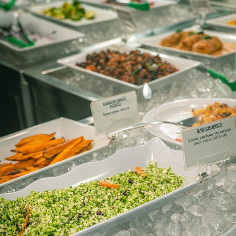 Quick Serve Veggie Bar