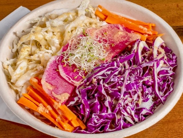Warm Miso Ginger Ramen Bowl.